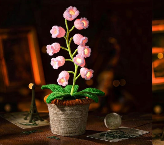 Handcrafted Crochet Flower Lamps