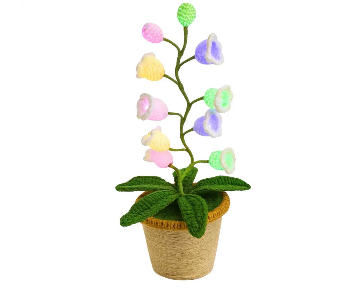 Handcrafted Crochet Flower Lamps